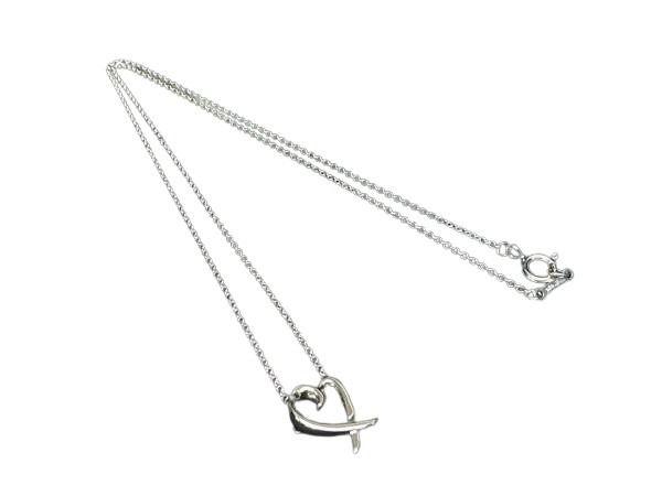 Tiffany&amp;Co. ティファニー ネックレス パロマピカソ ラビングハート シルバー系 SV925 レディース 新品未使用展示品【本物保証】