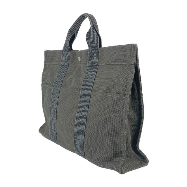 HERMES エルメス トートバッグ エールライン トート MM - グレー シルバー金具 キャンバス ユニセックス ハンドバッグ【本物保証】_1