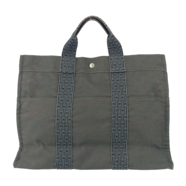 HERMES エルメス トートバッグ エールライン トート MM - グレー シルバー金具 キャンバス ユニセックス ハンドバッグ【本物保証】_2