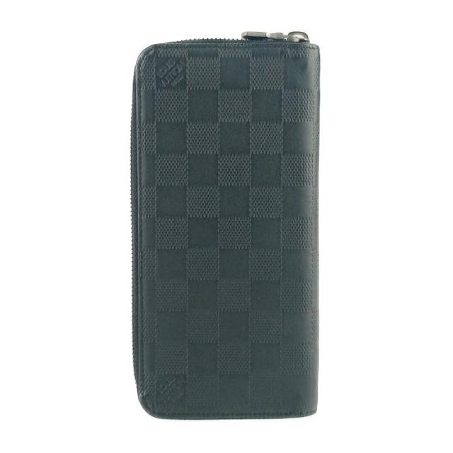 LOUIS VUITTON ルイ ヴィトン 長財布 ダミエ・アンフィニ ジッピーウォレット・ヴェルティカル N63548 オニキス シルバー金具 レザー メンズ ラウンドファスナー【本物保証】_2