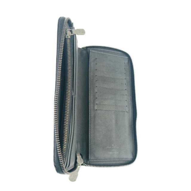 LOUIS VUITTON ルイ ヴィトン 長財布 ダミエ・アンフィニ ジッピーウォレット・ヴェルティカル N63548 オニキス シルバー金具 レザー メンズ ラウンドファスナー【本物保証】_6