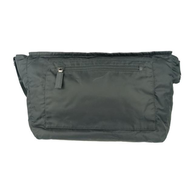美品 PRADA プラダ ショルダーバッグ メッセンジャーバッグ 2VD013 ブラック ナイロン レザー ユニセックス フラップ クロスボディ 三角ロゴプレート【本物保証】_2