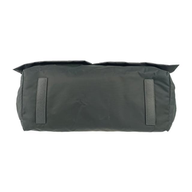 美品 PRADA プラダ ショルダーバッグ メッセンジャーバッグ 2VD013 ブラック ナイロン レザー ユニセックス フラップ クロスボディ 三角ロゴプレート【本物保証】_3