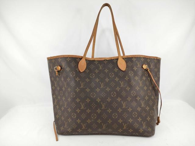 LOUIS VUITTON ルイヴィトン トートバッグ ネヴァーフルGM M40157 ブラウン モノグラム・キャンバス レディース ショルダーバッグ【本物保証】