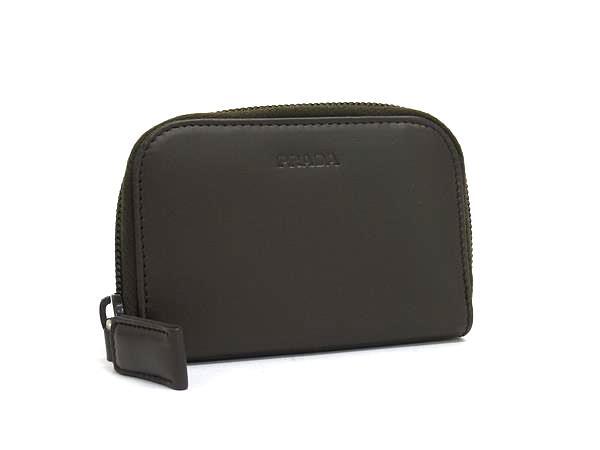 PRADA プラダ キーケース ダークブラウン レザー ユニセックス 6連
