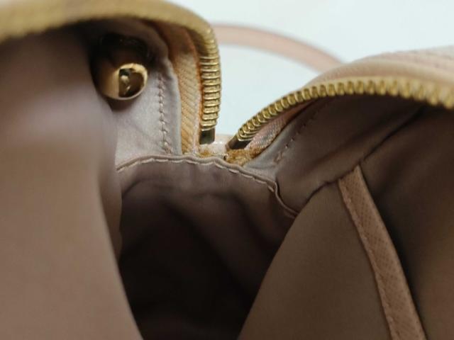 Salvatore Ferragamo フェラガモ ショルダーバッグ ヴァラリボン FZ21 F568 ピンク レザー レディース チェーン ゴールド金具【本物保証】_5