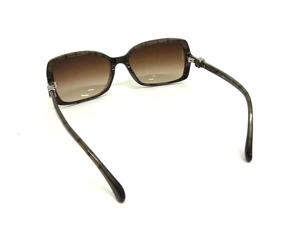 CHANEL シャネル サングラス - 5218-A ブラウングラデーション プラスチック ユニセックス ココマーク 美品【本物保証】 CHANEL シャネル サングラス - 5218-A ブラウングラデーション