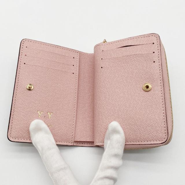 LOUIS VUITTON ルイヴィトン 財布 ポルトフォイユ･ルー M82378 ローズバレリーヌ モノグラム レディース 二つ折り財布 美品【本物保証】_5