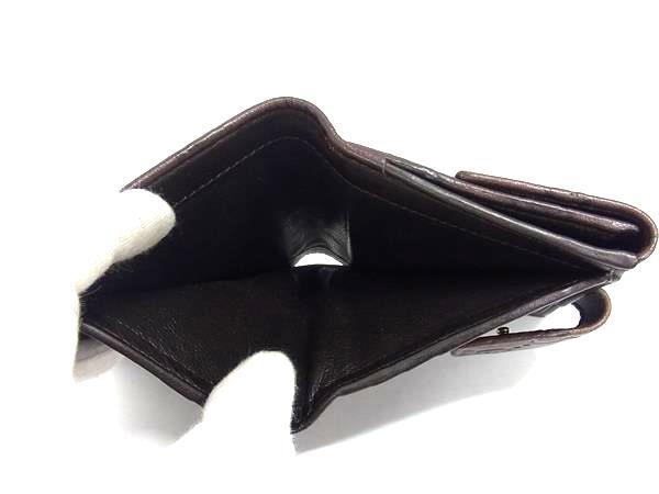 美品 GUCCI グッチ 二つ折り 財布 グッチシマ 112716 1147 ブラウン レザー レディース ゴールド金具【本物保証】_3