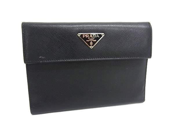 PRADA(プラダ) 3つ折り財布 - 黒 レザー 楽天市場】prada 三つ折り