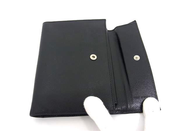 PRADA プラダ 財布 トライアングルロゴ M510 ブラック サフィアーノ