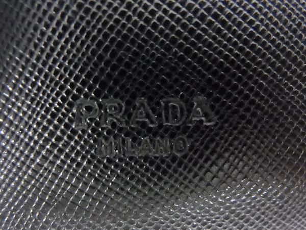 PRADA プラダ 財布 トライアングルロゴ M510 ブラック サフィアーノ