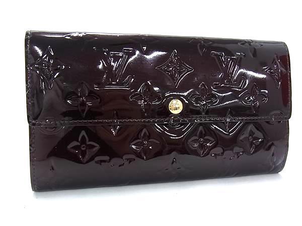 ルイヴィトン ポルトフォイユサラ ヴェルニ アマラント M93524 ルイヴィトンポルトフォイユサラ 旧型 14125 アマラント レディース