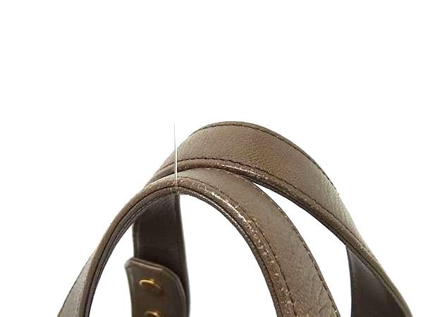 BVLGARI ブルガリ ハンドバッグ レオーニ - ブラウン系 レザー レディース 2WAY ショルダーバッグ【本物保証】 BVLGARI ブルガリ ハンドバッグ レオーニ - ブラウン系 レザー