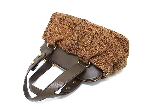 BVLGARI ブルガリ ハンドバッグ レオーニ - ブラウン系 レザー