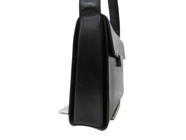 PRADA プラダ ショルダーバッグ - - ブラック レザー レディース 白