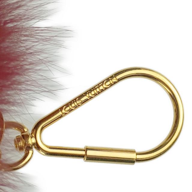 美品 LOUIS VUITTON ルイヴィトン バッグチャーム ファジーV