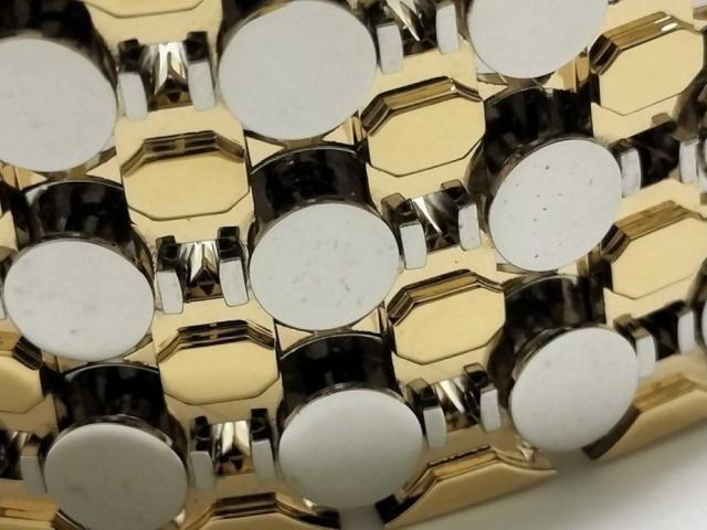 LOUIS VUITTON ルイヴィトン ブレスレット Futura Bracelet MP356A フュチュラ ブレスレット ゴールド シルバー系 メタル レディース モノグラム 美品【本物保証】_7