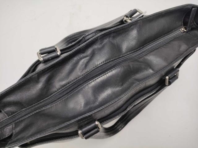 COACH コーチ トートバッグ レキシントン F70673 ブラック系 レザー レディース 2WAY ハンドバッグ ショルダーバッグ シルバー金具 美品【本物保証】_4