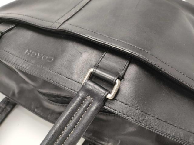 COACH コーチ トートバッグ レキシントン F70673 ブラック系 レザー レディース 2WAY ハンドバッグ ショルダーバッグ シルバー金具 美品【本物保証】_6