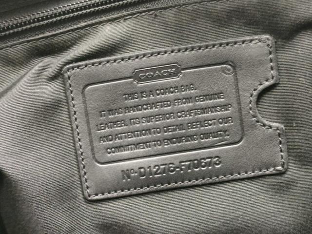 COACH コーチ トートバッグ レキシントン F70673 ブラック系 レザー レディース 2WAY ハンドバッグ ショルダーバッグ シルバー金具 美品【本物保証】_7