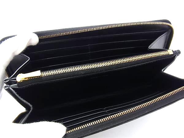 CELINE セリーヌ 財布 LARGE ZIP WALLET 10B552 ブラック系 PVC×レザー