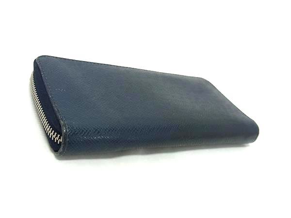 LOUIS VUITTON ルイヴィトン 財布 ジッピーウォレット ヴェルティカル M30510 ブルーマリーヌ(ネイビー系) タイガ メンズ ラウンドファスナー 長財布 シルバー金具【本物保証】_2