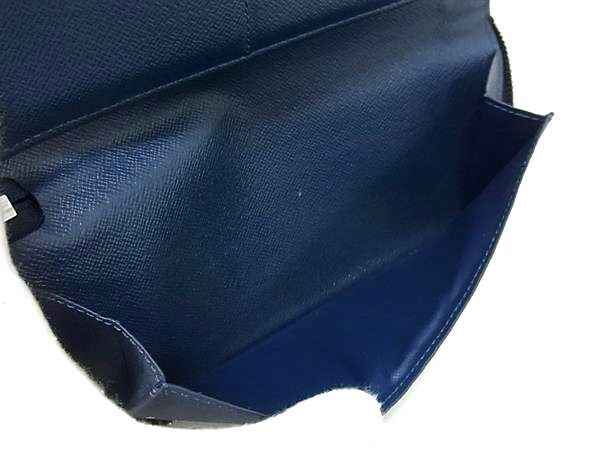 LOUIS VUITTON ルイヴィトン 財布 ジッピーウォレット ヴェルティカル M30510 ブルーマリーヌ(ネイビー系) タイガ メンズ ラウンドファスナー 長財布 シルバー金具【本物保証】_4