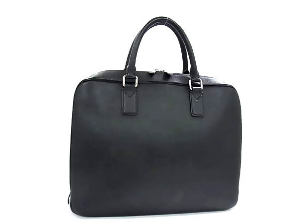 LOUIS VUITTON ルイヴィトン ビジネスバッグ ネオ イゴール M32782 アルドワーズ(ブラック系) タイガ メンズ シルバー金具 美品【本物保証】