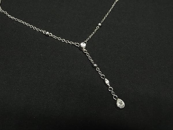 ChristianDior クリスチャンディオール ネックレス シルバー メタル レディース ストーン 超美品【本物保証】_1