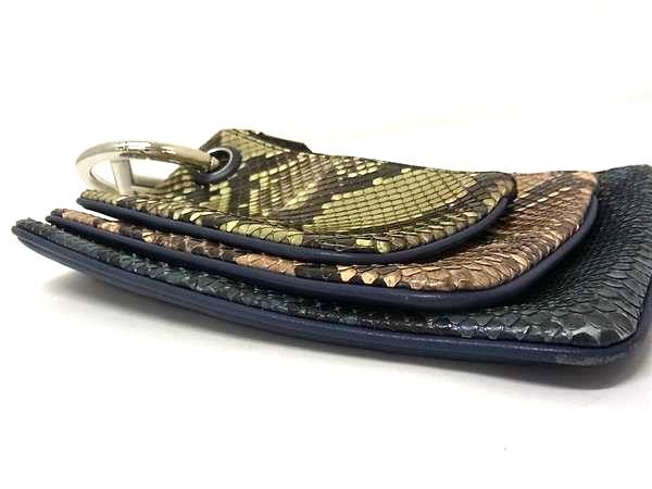 FENDI フェンディ ポーチ トリプレット 8BS001 カーキ系 ブラウン系  
