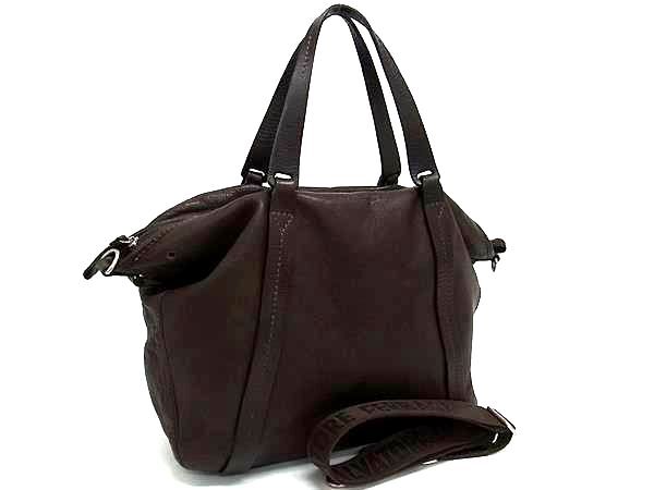 Salvatore Ferragamo サルバトーレ フェラガモ ハンドバッグ - GO-246764 ブラウン レザー レディース 2WAY【本物保証】