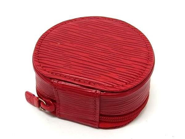 LOUIS VUITTON ヴィトン ジュエリーケース 小物入れ エクランビシュー10 M48217 カスティリアンレッド エピ レディース 美品【本物保証】_1