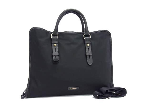 美品 2way Paul Smith ブリーフケース ビジネスバッグ ブラック 美品