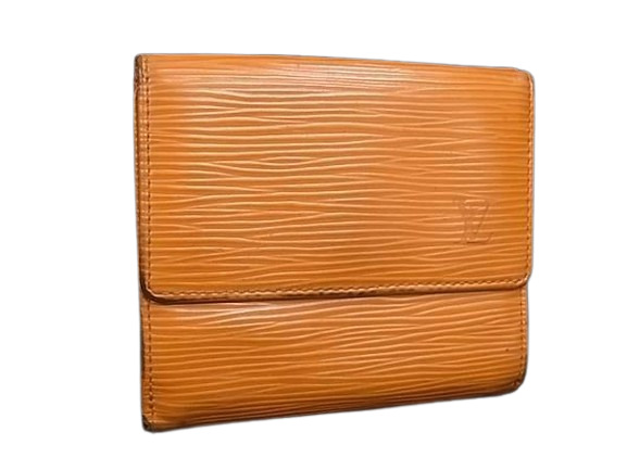 LOUIS VUITTON ルイヴィトン 二つ折り財布 ポルトモネ・ビエ・カルトクレディ M6348H マンダリン エピレザー レディース Wホック【本物保証】