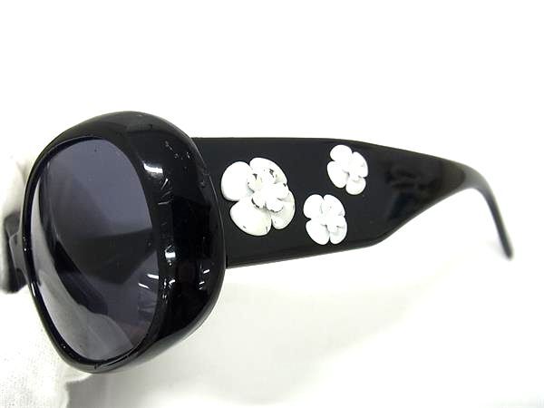 CHANEL シャネル サングラス カメリア 5113 ブラック ホワイト