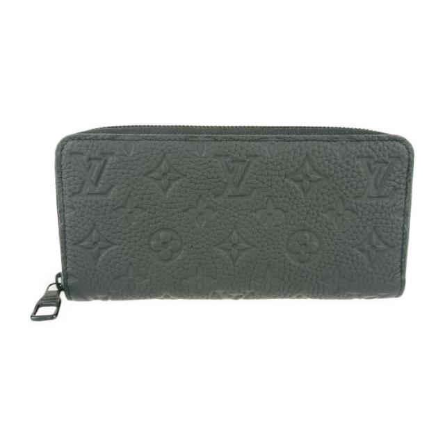 美品 LOUIS VUITTON ルイ ヴィトン ジッピーウォレット ホリゾンタル 長財布 M11721 ブラック トリヨンレザー メンズ ラウンドファスナー【本物保証】