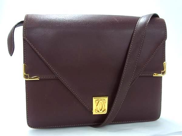 Cartier カルティエ ハンドバッグ ゴールド金具 レザー Cartier
