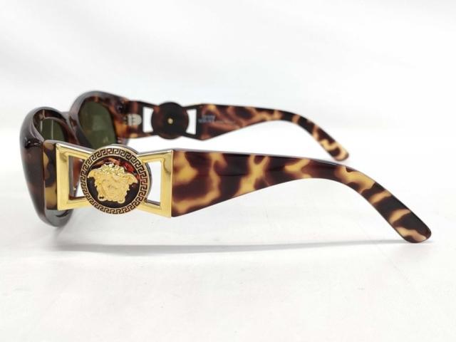 GIANNI VERSACE ヴェルサーチェ サングラス メデューサ MOD424/M ブラウン系 プラスチック 美品【本物保証】_1