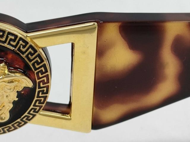 GIANNI VERSACE ヴェルサーチェ サングラス メデューサ MOD424/M ブラウン系 プラスチック 美品【本物保証】_8