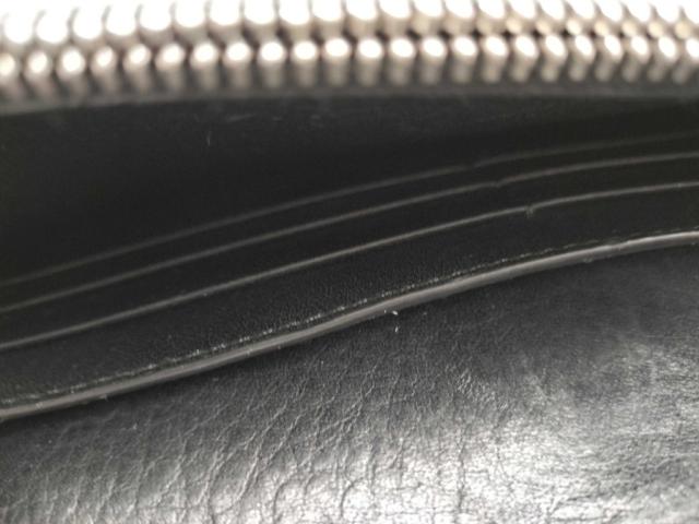 LOEWE ロエベ 財布 ヴァーティカル チェーンウォレット レッド ピンク ブラック レザー レディース 二つ折り長財布 美品【本物保証】_4