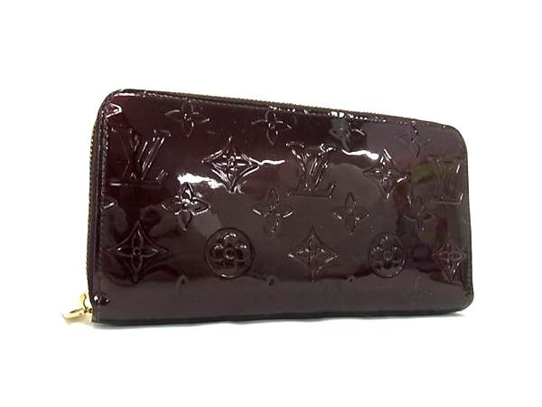 モノグラム・ヴェルニ　ポルトフォイユ・サラ長財布　アマラント モノグラム・ヴェルニ ポルトフォイユ・サラ長財布 アマラント ルイ