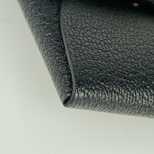 新古未使用展示品 HERMES エルメス バスティア コインケース  - ブラック シェーブル ユニセックス シルバー金具 小銭入れ W刻印【本物保証】_4