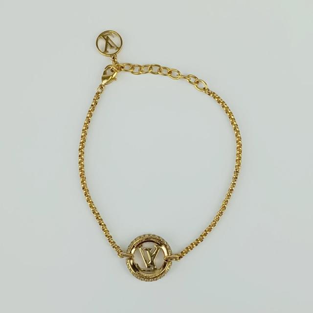 美品 LOUIS VUITTON ルイーズバイナイト ブレスレット M00758 LOUIS