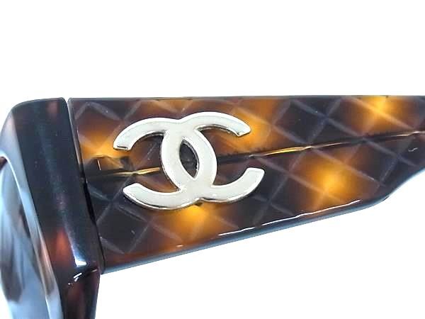 CHANEL シャネル サングラス ココマーク マトラッセ 01450 ブラウン系