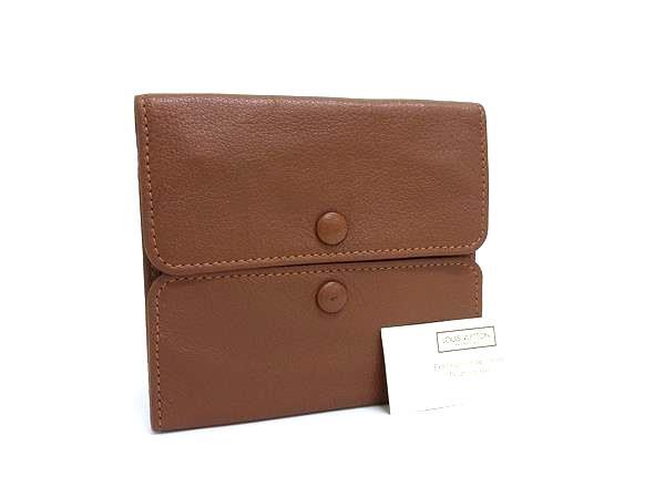 LOUIS VUITTON ルイヴィトン ケース ヘリテージコレクション ポルトフォイユ コンパクト M58046 ブラウン レザー ユニセックス 美品【本物保証】