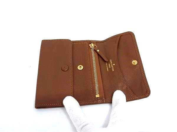 LOUIS VUITTON ルイヴィトン コインケース ヘリテージコレクション ポルトフォイユ コンパクト M58046 ブラウン レザー ユニセックス 美品【本物保証】_3