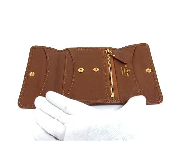 LOUIS VUITTON ルイヴィトン コインケース ヘリテージコレクション ポルトフォイユ コンパクト M58046 ブラウン レザー ユニセックス 美品【本物保証】_4
