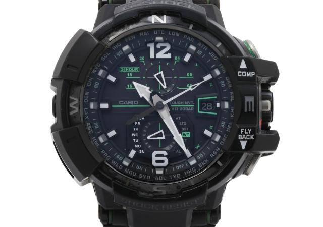 CASIO カシオ 時計 GSHOCK MASTER OF G AIR GRAVITYMASTER GWA11001A3JF ブラック 樹脂 メンズ アナログ【本物保証】