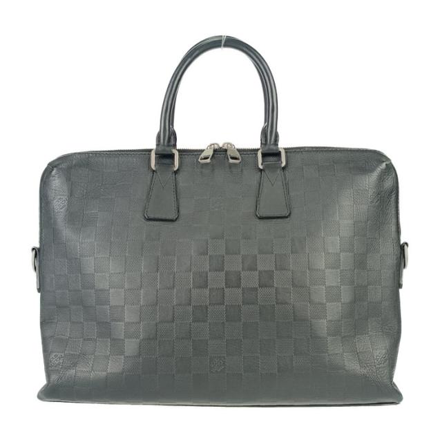 LOUIS VUITTON ルイヴィトン ビジネスバッグ PDJ ポルトドキュマンジュール N41248 オニキス シルバー金具 ダミエアンフィニ メンズ 2WAY ブリーフケース ショルダーバッグ【本物保証】_1